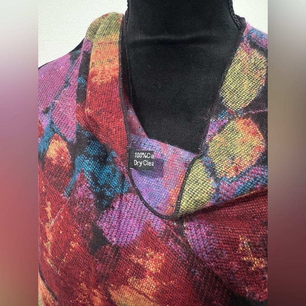 Rapti 100% Cashmere Reversible Loop Shawl. NWOT - Picture 8 of 8